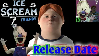 Ice Scream 7 Friends: Lis UNOFFICIAL RELEASE DATE | By @DetarmGamer | Fanmade date 😎🔥 #icescream7