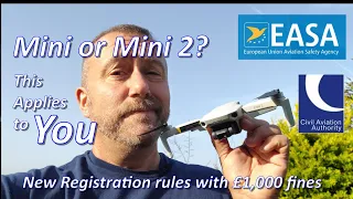 New Drone Registration Rules for DJI Mini & Mini 2 - Jan 21