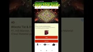 how to copy paste base from play store in clash of clans