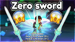 Crafting the Zero Sword in World Zero