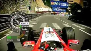 F1 2006 - Monteiro Onboard Lap In Monaco