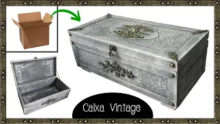 Great idea and style to make a BOX Vintage Crafts / DIY Crafts