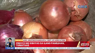 Presyo ng sibuyas sa ilang pamilihan, tumataas | UB