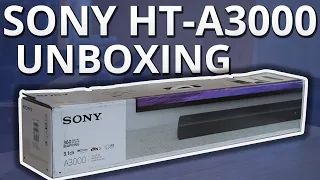 Sony HT-A3000 Unboxing - BRAND NEW 3.1ch Soundbar