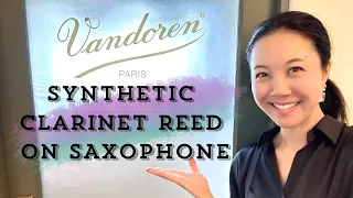 Vandoren's NEW Synthetic Clarinet Reed on SAX! 🎷
