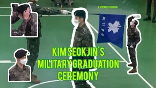 Kim SeokJin in Military Graduation Ceremony   #jin #seokjin #jinmilitary #bts #Kpop_Edits_Official