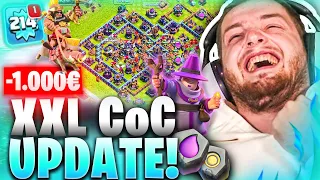 💸😍1.000€ für MAXED Dorf! - NEUE TRUPPEN & UPGRADES! | CLASH of Clans MEGA SUMMER Update!