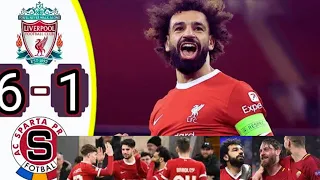 Liverpool VS Sparta Praha || 6-1  all goals & extended highlights 2024 sport channel#sky sport news