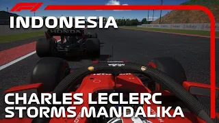 Charles Leclerc Charges Through The Field | 2021 Indonesian Grand Prix