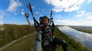 Увидев парапланы, он прозрел