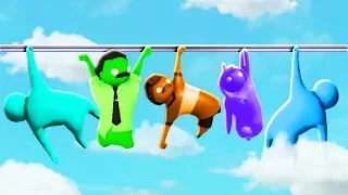 FALL 1000 FT IF YOU LET GO! (The Pals play Gang Beasts)