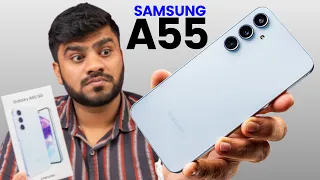 Samsung Galaxy A55 - Exynos 1480 with AMD GPU🤔 | 4+5Y of Updates😱 | IP67💧