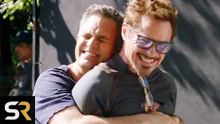 Behind The Scenes Of Marvel Actors Last Day On Set