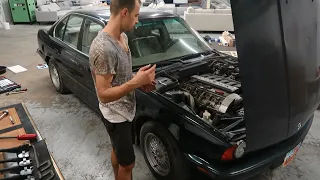 Half a Million Mile BMW 525i Gets some Service | E34 Maintenance