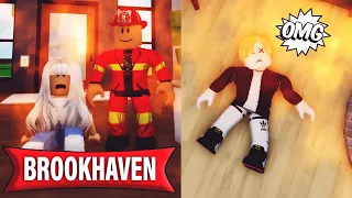 LE PIRE POMPIER 👨🏼‍🚒 A MIS DES VIES EN DANGER !! | ROBLOX BROOKHAVEN MINI FILM RP