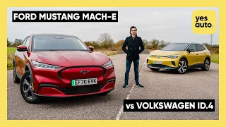 VW ID.4 vs Ford Mustang Mach-E: battle of the EV SUVs