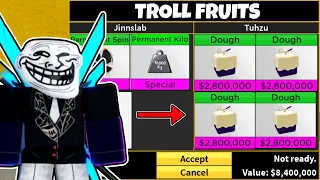 Trading PERMANENT TROLL FRUITS For 24 Hours..