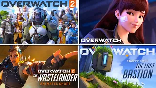 Evolution of ALL Overwatch Cinematic Trailers (2014 - 2022) | In order Animated Short