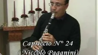 (N. Paganini) Capriccio N°24 for Clarinet