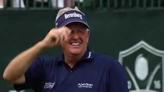 Colin Montgomerie Stays Hot & Nearly Chips-In from the Rough | 2016 Senior PGA Championship