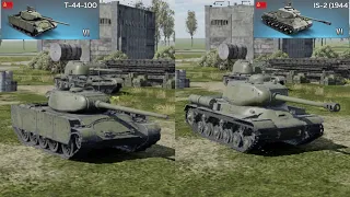 T-44-100 TANK,IS-2 TANK |DESTROYED=13| War Thunder Mobile