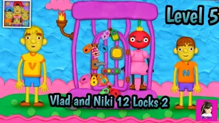 Vlad & Niki 12 Locks 2 Level 5 Candyland Walkthrough|SIEMN TV