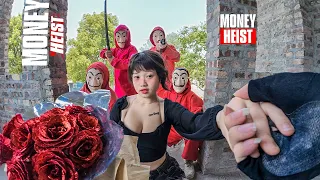 Parkour MONEY HEIST vs POLICE CHASE | Surprise For POLICE In REAL LIFE (BELLA CIAO REMIX) | Epic POV