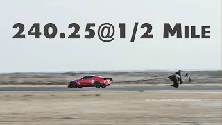 Nissan GT-R run 240.25mph@1/2 mile with ETS Turbo Systems in Qatar !!