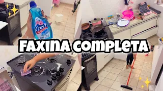 DIA DE FAXINA NA COZINHA PESADA✨ limpeza e organização no Apê + tour pela cozinha