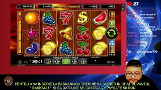 🎰 BAȘKANIADA LIVE - ALEGE PĂCĂNEAUA AIA FORȚĂ! 🤩 #livestreaming #aparate #pacanele #slots #casino