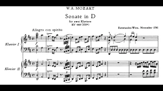 Josef & Rosina Lhevinne - Mozart: Sonata for 2 pianos in D major K. 448 (recorded 23 may 1939)