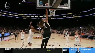 Brittney Griner dunk in first quarter of Game 2 of WNBA Finals