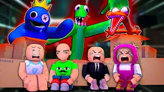 BOBBY, BOSS BABY, JJ AND MASH PLAY RAINBOW FRIENDS PART 2 | Roblox Funny Moments