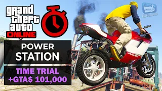 GTA Online Time Trial - Power Station (Under Par Time)