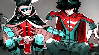 Damian and Jon got those bodies from their daddies! ( ͡° ͜ʖ ͡°)  - Batman/Superman/Super Sons MV