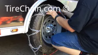 TireChain.com Travel Trailer Tire Chains Installation