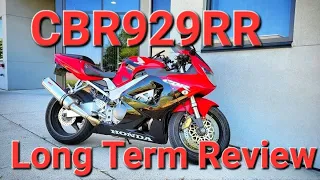 Honda CBR929RR Long Term Review