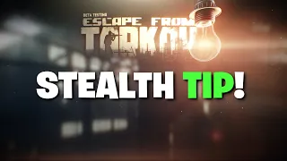 Escape From Tarkov - Do THIS When You're In Covert Movement! Combat Tip To Keep You Ratty