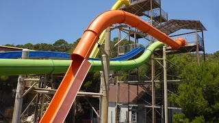 Western Park Magaluf - The Beast (Orange Speed Slide) Onride POV