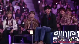 BTS reacting to Mamamoo @ 2019 MAMA in Japan