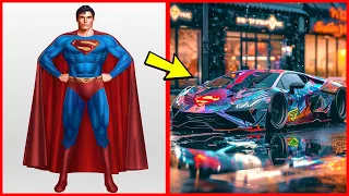 SUPERHEROES but CARS  💥 All Characters (marvel & DC) 2024