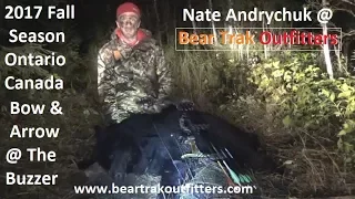 Black Bear Archery hunt on bow hunt bowhunting Black @ Bear Trak Outfitters Canada RAGE