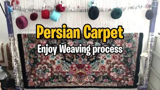 Super attractive Persian Carpet weaving process; See how persian carpet is made