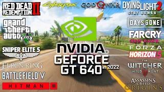 GeForce GT 640 in 2022 - Test in 15 Games