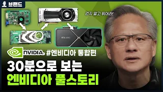 미친 성장률, 30분으로 보는 엔비디아(NVIDIA)의 역사 통합편 [브랜드스토리]