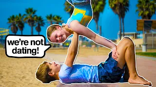 KIDS vs ADULTS Cute Gymnastics & “Couples" Challenge ❤️