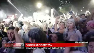 Cierre de Carnaval a Pura Chaya en Río Ceballos