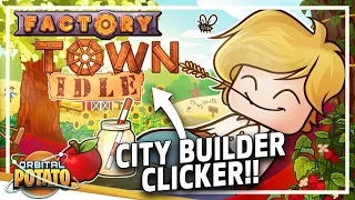 CLICKER Colony Sim!?- Factory Town Idle - Incremental Upgrade Resource Management Game