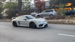 Straight piped Porsche GT4 terrorizes Carmel