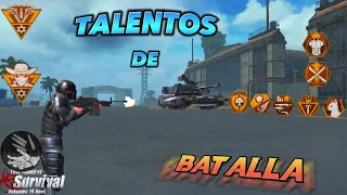 los MEJORES !!! talentos de BATALLA |last island of survival